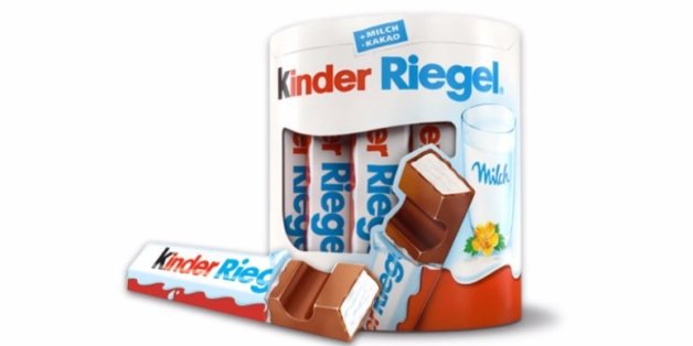 In Kinder Riegel von Ferror wurden Reste von Mineralöl gefunden