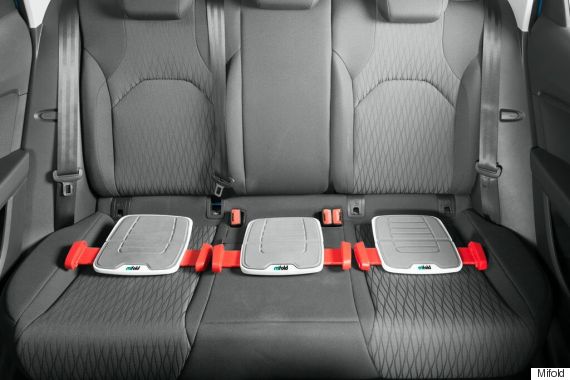 Mifold \'Grab-And-Go\' Booster Could Be The Solution To Car Seat Struggles Mifold \'Grab-And-Go\' Booster Could Be The Solution To Car Seat Struggles