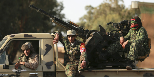 Forces armées pro-gouvernement libyen, Benghazi, février 2015
