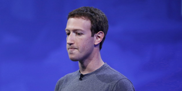 Facebook CEO Mark Zuckerberg speaks on stage during the Facebook F8 conference in San Francisco, California April 12, 2016. REUTERS/Stephen Lam