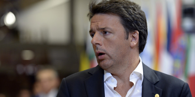 Italian Prime Minister Matteo Renzi leaves after the first day of an EU - Summit at the EU headquarters in Brussels on June 28, 2016.
European Union leaders will on June 29, 2016 assess the damage from Britain's decision to leave the bloc and try to prevent further disintegration, as they meet for the first time without a British representative. / AFP / THIERRY CHARLIER (Photo credit should read THIERRY CHARLIER/AFP/Getty Images)