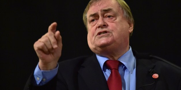 Former Labour Party deputy Prime Minister John Prescott speaks at a campaign event for Andy Burnham, Labour party leadership candidate in London on August 24, 2015. New Labour leader Andy Burnham may look like a fresh-faced university graduate, but party insiders have called him 'a living example' of ambition, a reputation borne out by his political track record. AFP PHOTO/Leon Neal (Photo credit should read LEON NEAL/AFP/Getty Images)