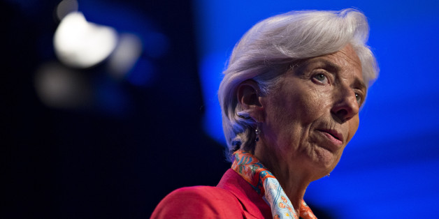 Christine Lagarde, managing director of the International Monetary Fund (IMF), speaks during a Michel Camdessus Central Banking Lecture at the IMF in Washington, D.C., U.S., on Friday, June 24, 2016. The IMF strongly supports commitments by the Bank of England and European Central Bank to supply liquidity to the banking system and curtail financial volatility Lagarde said in a statement following Britains vote to leave the European Union. Photographer: Andrew Harrer/Bloomberg via Getty Images