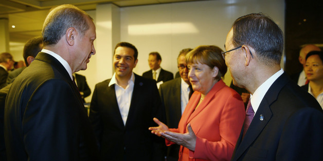 Angela Merkel mit dem türkischen Präsidenten Recep Tayyip Erdogan