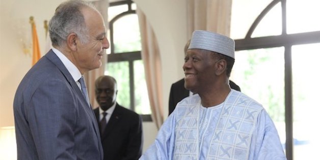 Salaheddine Mezouar et Alassane Ouattara, samedi 2 juillet