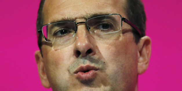 Shadow Welsh secretary Owen Smith speaks during the party's annual conference in Manchester, northern England September 22, 2014. REUTERS/Suzanne Plunkett (BRITAIN - Tags: POLITICS)