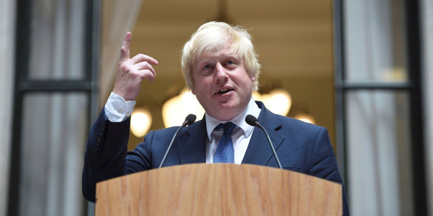 Britain's Foreign Secretary Boris Johnson addresses staff inside the Foreign Office in London, July 14, 2016. REUTERS/Andrew Matthews/Pool
