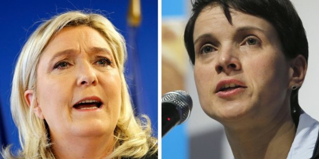 Marine Le Pen (Front National) und Frauke Petry (AfD)