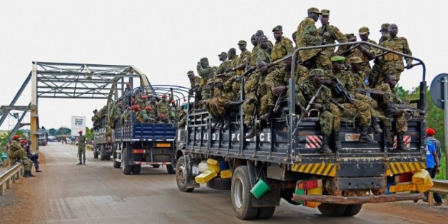L'armée ougandaise en direction de Juba, capitale du Sud-Soudan, le 14 juillet 2016