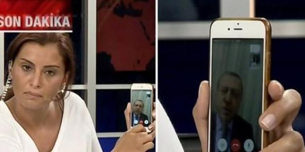 "Sie werden keinen Erfolg haben": Erdogans merkwürdiger TV-Auftritt via Smartphone
