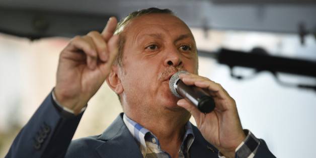 Turkish President Recep Tayyip Erdogan delivers a speech in Istanbul, Saturday, July 16, 2016. Forces loyal to Erdogan quashed a coup attempt in a night of explosions, air battles and gunfire that left some hundreds of people dead and scores of others wounded Saturday. The chaos Friday night and Saturday came amid a period of political turmoil in Turkey _ a NATO member and key Western ally in the fight against the Islamic State group _ that critics blame on Erdogan's increasingly authoritarian r