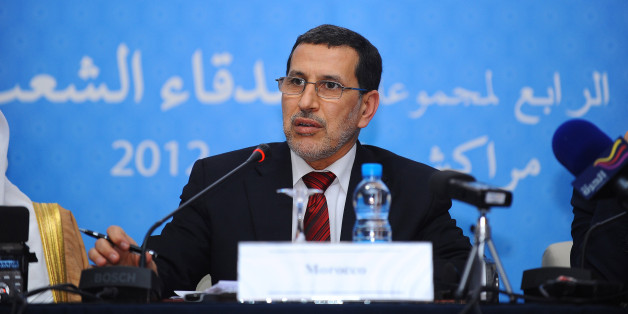 Morocco's Foreign Minister Saad-Eddine El Othmani speaks during a "Friends of Syria" group conference in Marrakech December 12, 2012. The group, Western and Arab nations sympathetic to Syria's uprising against President Bashar al-Assad, gave full political recognition on Wednesday to Syria's opposition, reflecting a hardening consensus that the 20-month-old uprising might be nearing a tipping point. REUTERS/Abderrahmane Mokhtari (MOROCCO - Tags: POLITICS)