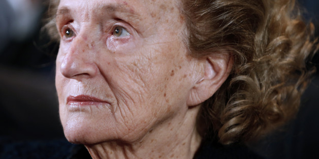 Former French first lady Bernadette Chirac attends the awards ceremony for the Prix de la "Fondation Chirac" at the Musee du Quai Branly in Paris, November 22, 2012. The Chirac Foundation presents an award to individuals who work at preventing conflicts in the world. REUTERS/Charles Platiau (FRANCE - Tags: POLITICS HEADSHOT)