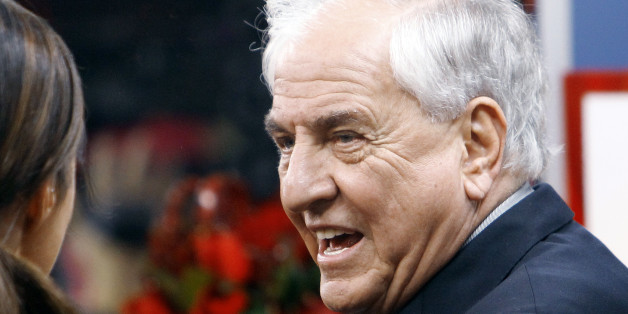 Director Garry Marshall is interviewed at the premiere of "Valentine's Day" at the Grauman's Chinese theatre in Hollywood, California February 8, 2010. The movie opens in the U.S. on February 12. REUTERS/Mario Anzuoni (UNITED STATES - Tags: ENTERTAINMENT)