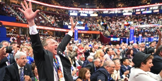 Les délégués de la Convention républicaine le 19 juillet 2016 à Cleveland