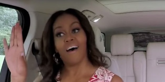 Michelle Obama und James Corden rocken das Auto mit diesem Lied