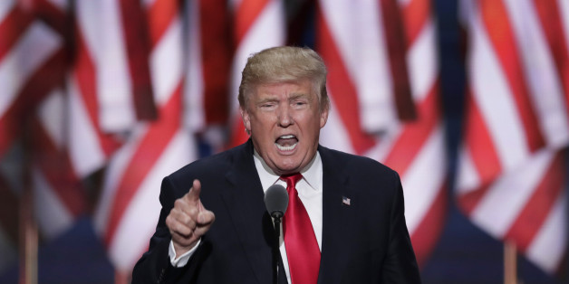 Republican Presidential Candidate Donald J. Trump speaks during the final day of the Republican National Convention in Cleveland, Thursday, July 21, 2016. (AP Photo/J. Scott Applewhite)