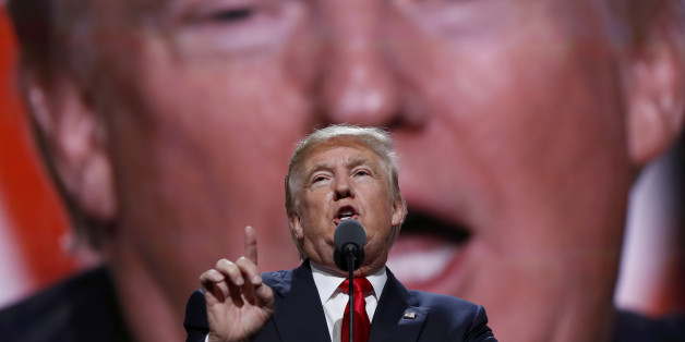 Republican Presidential Candidate Donald Trump, speaks during the final day of the Republican National Convention in Cleveland, Thursday, July 21, 2016. (AP Photo/Carolyn Kaster)