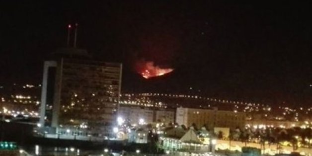 Un incendie à la frontière de Melilla près des camps de migrants