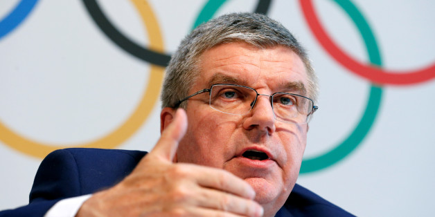 International Olympic Committee (IOC) President Thomas Bach gives a news conference after the Olympic Summit on doping in Lausanne, Switzerland, June 21, 2016. REUTERS/Denis Balibouse