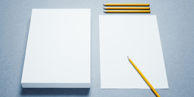Stack of paper and pencils