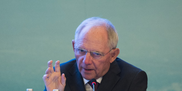 Germany's Finance Minister Wolfgang Schäuble speaks during the G20 High-level Tax Symposium, part of the G20 finance ministers meeting in Chengdu, in China's Sichuan province on July 23, 2016.
Government representatives and central bank chiefs from the world's top 20 economies have gathered in the southwestern Chinese city of Chengdu on July 23-24 with the impact of Britain's vote to leave the European Union (EU) high on the agenda. / AFP / FRED DUFOUR (Photo credit should read FRED DUFOUR/AFP/Getty Images)