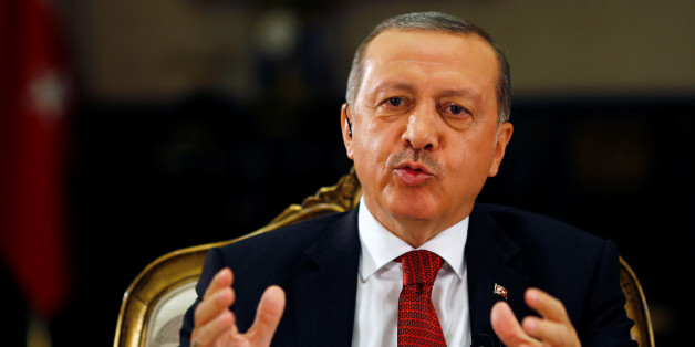 Turkish President Tayyip Erdogan attends an interview with Reuters at the Presidential Palace in Ankara, Turkey, July 21, 2016. REUTERS/Umit Bektas