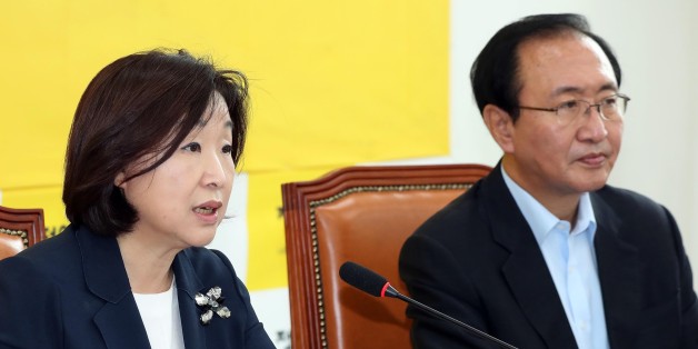 정의당 심상정 대표가 21일 오전 국회에서 열린 상무위원회에서 발언하고 있다.