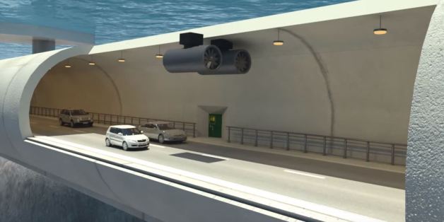 Entre le tunnels sous-marin et le pont, la Norvège pourrait expérimenter les tunnels flottants