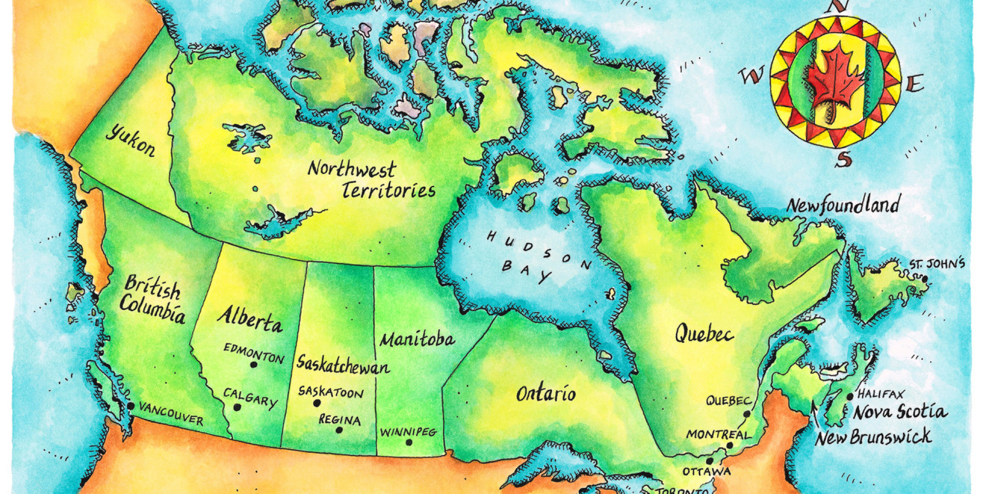 mapping-canada-by-population-instead-of-land-area-huffpost