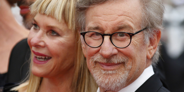 Director Steven Spielberg and his wife Kate Capshaw pose on the red carpet as they arrive for the screening of the film "The BFG" (Le Bon Gros Geant) out of competition at the 69th Cannes Film Festival in Cannes, France, May 14, 2016. REUTERS/Yves Herman