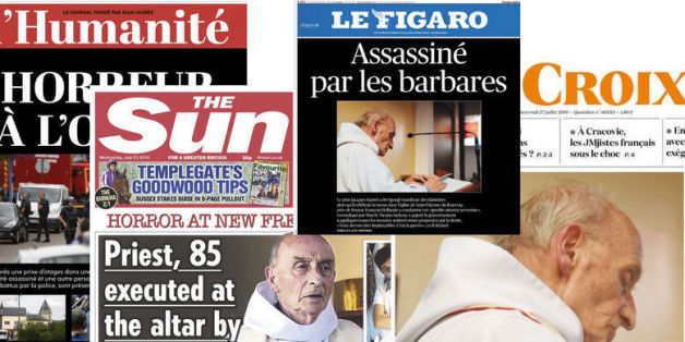 La presse française et internationale horrifiée au lendemain de l'attentat de Saint-Etienne-du-Rouvray