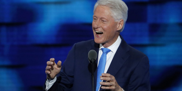 Former President Bill Clinton speaks during the second day of the Democratic National Convention in Philadelphia , Tuesday, July 26, 2016. (AP Photo/J. Scott Applewhite)