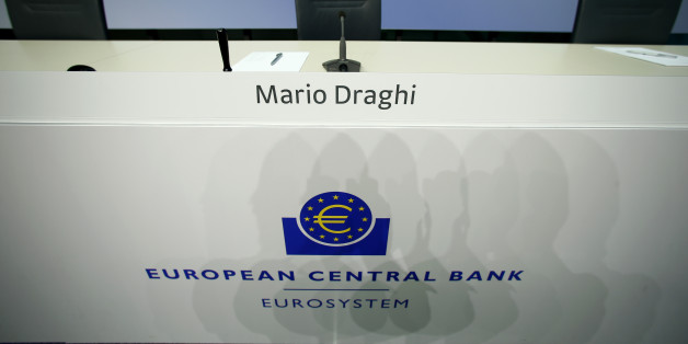 Empty chair of European Central Bank (ECB) President Mario Draghi is seen before a news conference at the ECB headquarters in Frankfurt, Germany, July 21, 2016. REUTERS/Ralph Orlowski
