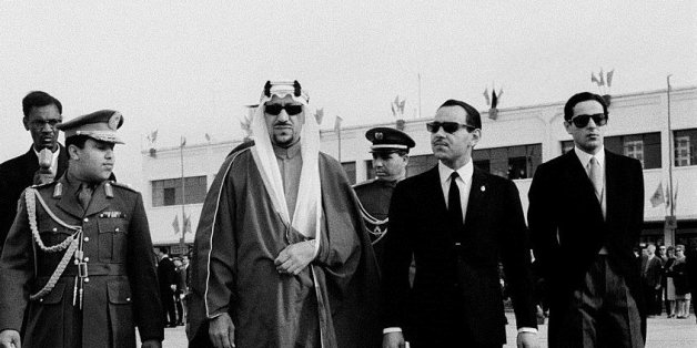 Hassan II recevant le roi Saoud ben Abdelaziz Al Saoud/Getty Images