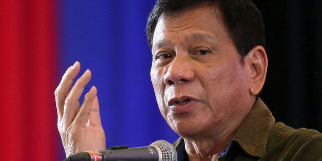 Philippine President-elect Rodrigo Duterte speaks during a conference with businessmen in Davao city, southern Philippines June 21, 2016. REUTERS/Lean Daval Jr/File Photo FROM THE FILES PACKAGE - SEARCH "SOUTH CHINA SEA FILES" FOR ALL IMAGES