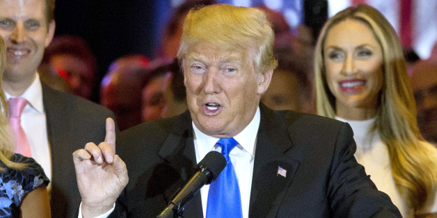 FILE - In this May 3, 2016, file photo, Republican presidential candidate Donald Trump speaks in New York. Presidential candidate Donald Trump says he may have a poor relationship with British Prime Minister David Cameron in light of his criticism of Trump's call for all Muslims to be temporarily banned from entering the United States. In an interview broadcast Monday, May 16, 2016 on ITV's Good Morning Britain, Trump also describes London's new mayor, Sadiq Khan, as rude for calling him ignoran