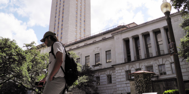 FILE PHOTO -- A student walks at the University of Texas campus in Austin, Texas, June 23, 2016. The U.S. Supreme Court on Thursday, upheld the practice of considering race in college admissions, rejecting a white woman's challenge to a University of Texas affirmative action program designed to boost the enrollment of minority students. REUTERS/Jon Herskovitz/File Photo