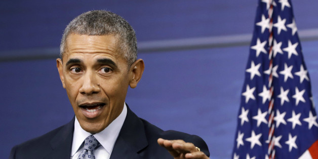 President Barack Obama answers a question during a news conference after attending a National Security Council Meeting on efforts to counter the Islamic State, Thursday, Aug. 4, 2016, at the Pentagon in Washington. (AP Photo/Jacquelyn Martin)