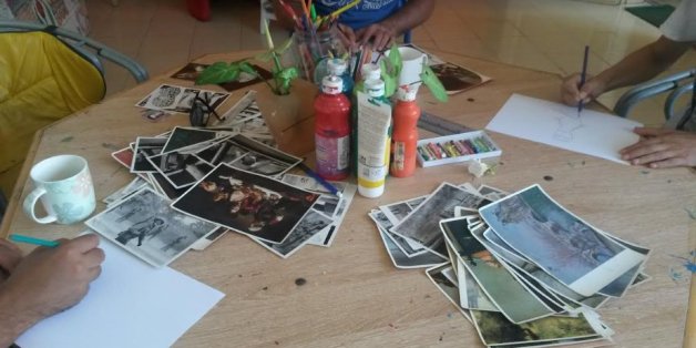Une séance d'art-thérapie avec les malades psychiatriques de Casablanca