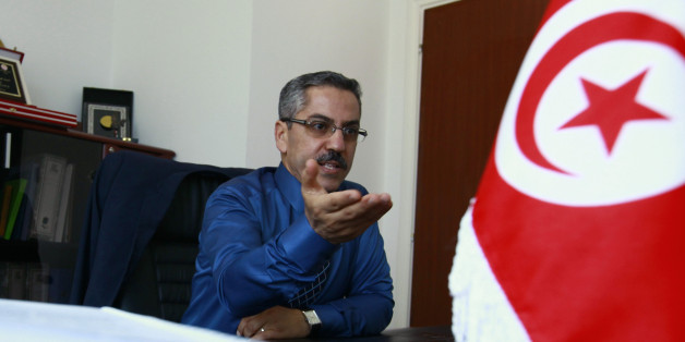 Chafik Sarsar, head of the Instance Superieure Independante pour les Elections (ISIE), speaks during an interview in Tunis May 3, 2014. Tunisia's next presidential and parliamentary elections will probably be held in the second half of November, the election agency chief said on Saturday, about polls that will mark the country's final step towards full democracy. REUTERS/Anis Mili (TUNISIA - Tags: POLITICS ELECTIONS)