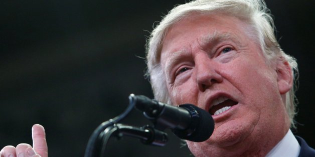 Republican U.S. presidential nominee Donald Trump speaks to the Trask Coliseum at University of North Carolina in Wilmington, North Carolina, U.S., August 9, 2016. REUTERS/Eric Thayer