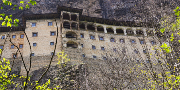 Ancient Greek Orthodox Sumela Monastery in Trabzon - Turkey.