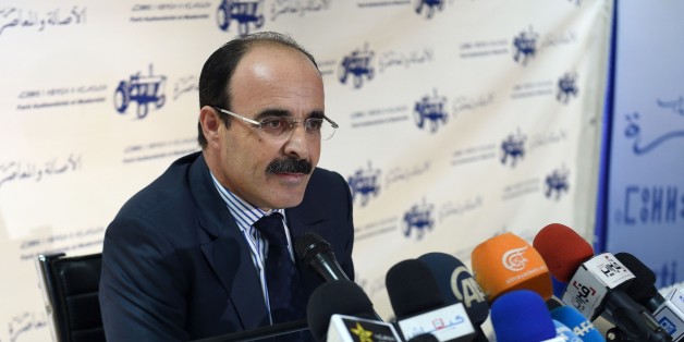 Ilyas el Omari, Vice Secretary General of the Party of Authenticity and Modernity (PAM) speaks during a press conference following the results from Moroccan municipal and regional elections on September 5, 2015 in Rabat. Morocco's Islamists came first in regional elections seen as a test of their popularity after nearly four years in power, but trailed the liberal opposition in municipal polls, results showed. The PAM, a liberal opposition party founded by a politician close to the king, came se