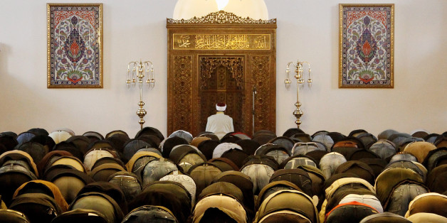 Die Moschee von Ditib in Duisburg