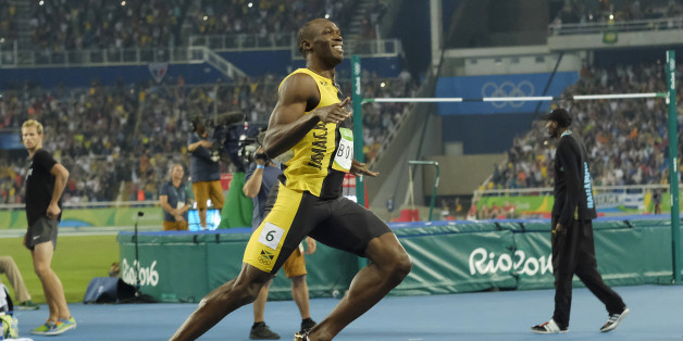 2016 Rio Olympics - Athletics - Semifinal - Men's 100m Semifinals - Olympic Stadium - Rio de Janeiro, Brazil - 14/08/2016. Usain Bolt (JAM) of Jamaica reacts. REUTERS/Rickey Rogers FOR EDITORIAL USE ONLY. NOT FOR SALE FOR MARKETING OR ADVERTISING CAMPAIGNS.