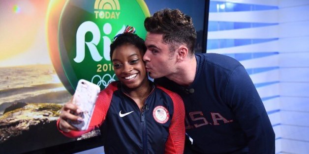 La gymnaste américaine Simone Biles a finalement rencontré son idole Zac Efron aux Jeux olympiques de Rio (PHOTOS)