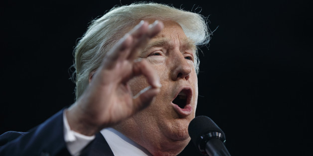Republican presidential candidate Donald Trump speaks during a campaign rally, Friday, Aug. 12, 2016, in Erie, Pa. (AP Photo/Evan Vucci)