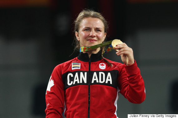 Canadas Erica Wiebe Wins Gold At Rio Olympics 