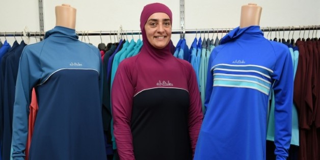 Fatma Taha, professeure de fitness, dans une boutique de Sydney, le 19 août 2016